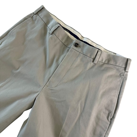 Brooks Brothers Clark Advantage Chino Light Khaki Trouser Chino Pants NWT 35x30